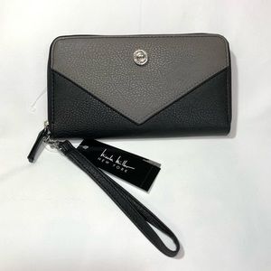 NICHOL MILLER BLACK & GRAY WALLET STYLE NY8681